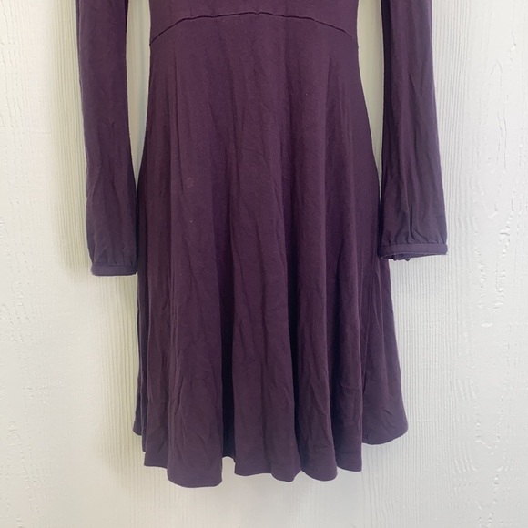 American Eagle - Soft and Sexy Soft Deep Plum Midi Dress Size XXS - Picture 5 of 15